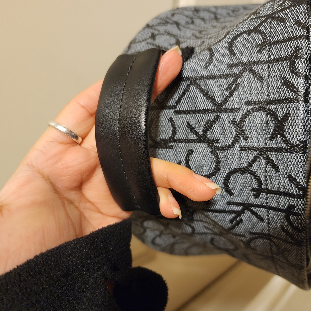 Calvin Klein Gray Monogram Backpack - image 2